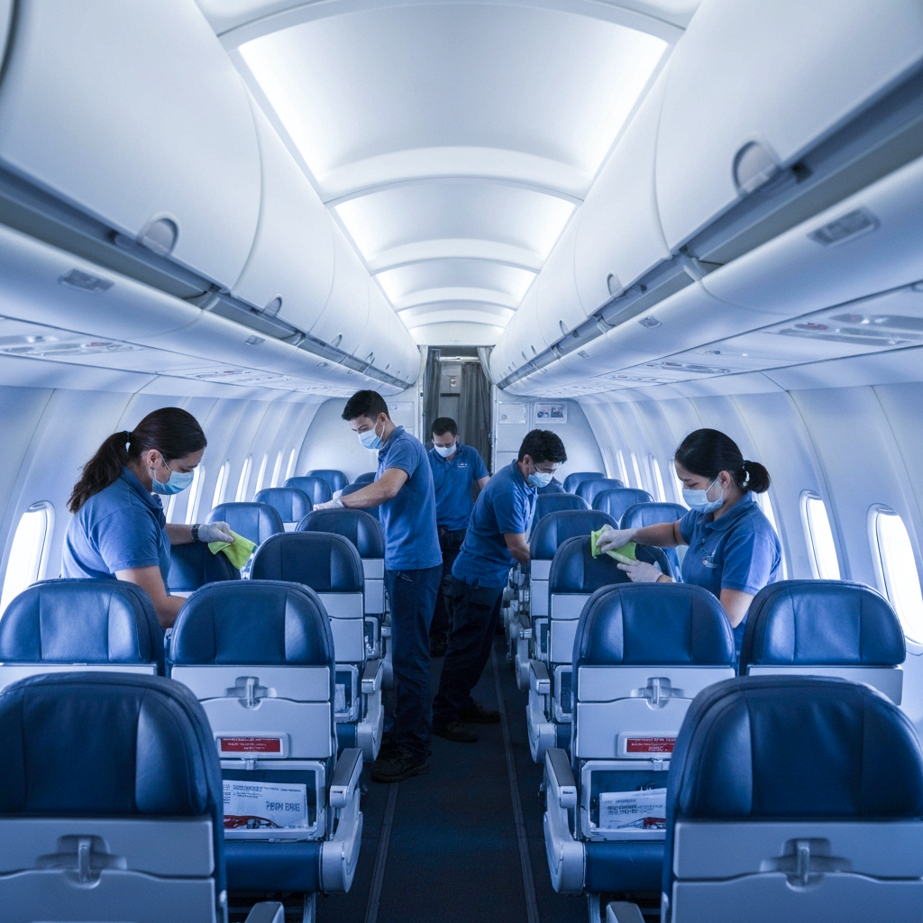 Agent de Nettoyage Avion